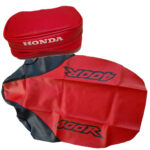 🏁 Seat cover and Tool Bag for Honda XR400R XR 400 1999 Red and Black synthetic leather