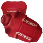🏁 Seat cover and Tool Bag for Honda XR400R XR 400 2000 Red synthetic leather