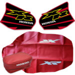 🏁 Seat cover Tank Decals Graphics and Tool bag for Honda XR400R XR 400R XR400 2001
