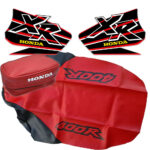 🏁 Seat cover Tank Decals Graphics and Tool Bag for Honda XR400R XR 400R XR400 1999