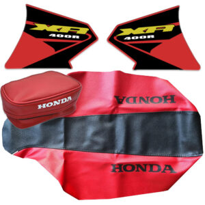 kit seat cover decals graphics fender bag for honda xr 400 2003-2004 red