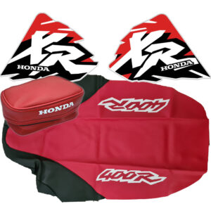 seat cover tank decals rear fender bag tools for Honda xr400 1997