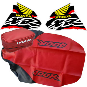 seat cover tank decals rear fender bag tools for Honda xr400 1998