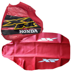 kit seat cover and tnk cover for honda xr400 2000 01 red