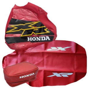 seat cover-tank cover-fender bag-for-honda-xr400r-2000-2001-red