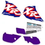 Full Tank Decals Graphics Kit for Honda XR600R XR 600 (1996) – Purple