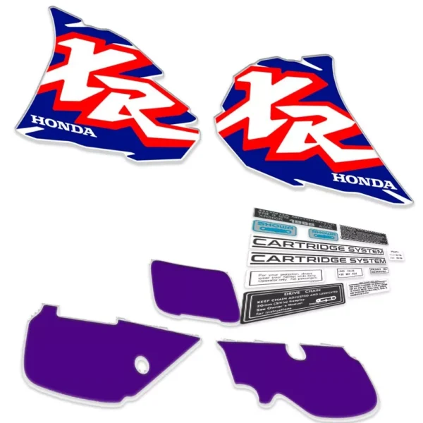 Full Tank Decals Graphics Kit for Honda XR600R XR 600 (1996) – Purple