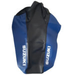 1999 Design Seat Cover for Suzuki DR 350 - Black and Blue