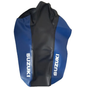 1999 Design Seat Cover for Suzuki DR 350 – Black and Blue