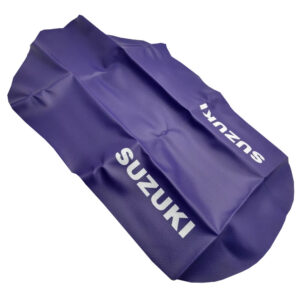 Suzuki DR 350 Synthetic Leather Seat Cover (1990-2001) - Purple