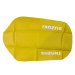 Suzuki DR 350 Synthetic Leather Seat Cover (1990-2001) - Yellow
