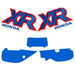 Decals Graphics FOR Honda XR600R 1992 Blue Thick Gloss Laminate