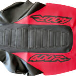 Seat Cover Honda XR400R 96â04 Red Black UltraGrip Anti-Slip Synthetic DHL