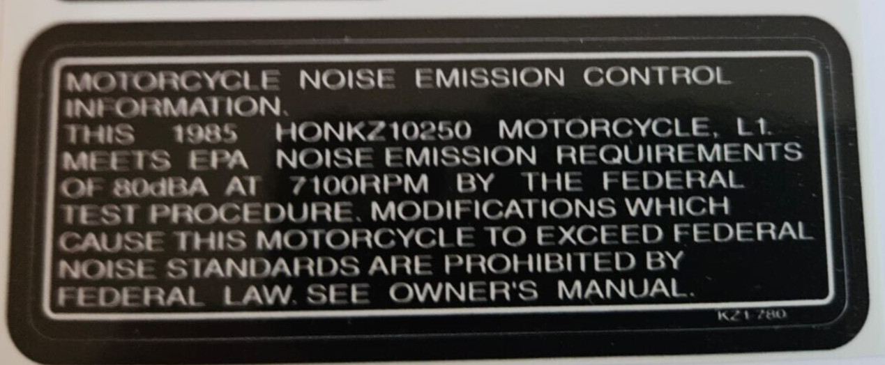 Tank, Side Front Graphics + Caution Warning Label for Honda XR600R 1994 orange - Image 7