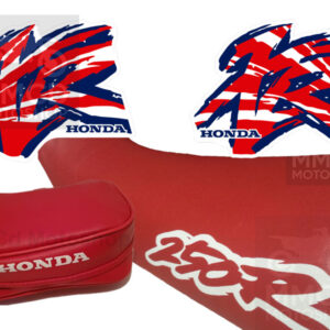 Tank decals Seat Cover and Rear Render BAG for Honda XR250R xr 250 1995