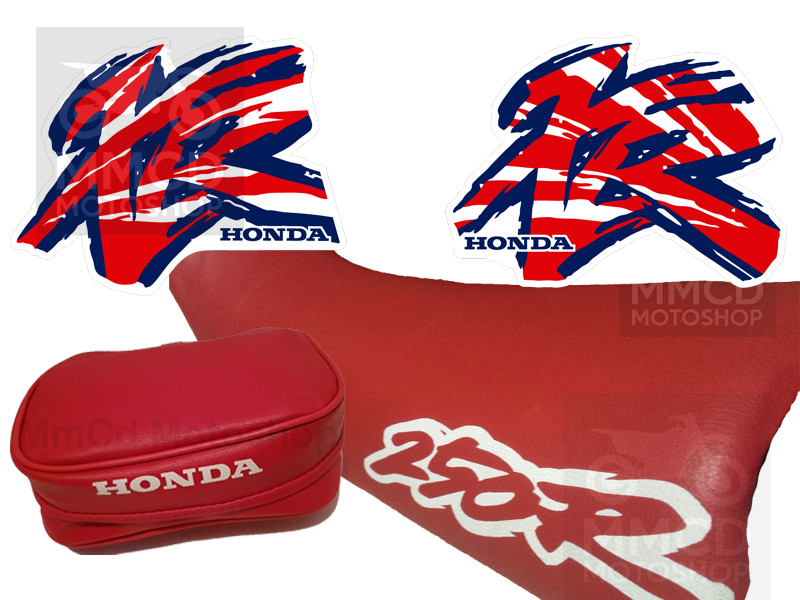 Tank decals Seat Cover and Rear Render BAG for Honda XR250R xr 250 1995