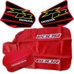 Seat Cover Tank Decals Rear Fender Bag FOR Honda XR600R 2000 Red
