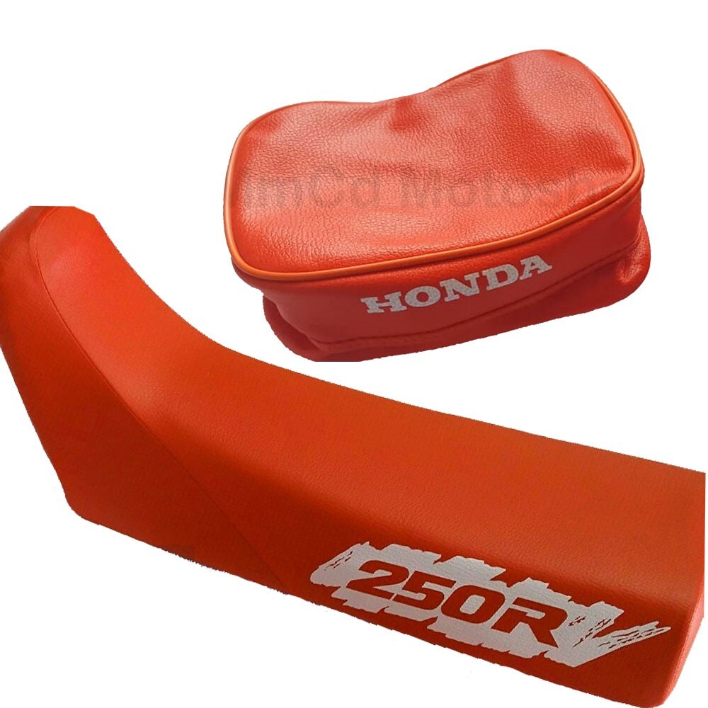 Seat Cover + Tank Cover + Rear Fender Bag â Orange & Blue | For Honda XR250R XR - Image 7