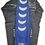 Seat Cover ULTRAGRIP Suzuki DR350 DR 350 Blue White Anti-Slip Fast Ship