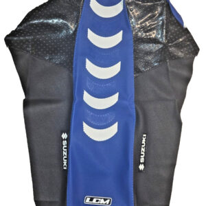 Seat Cover ULTRAGRIP Suzuki DR350 DR 350 Blue White Anti-Slip Fast Ship