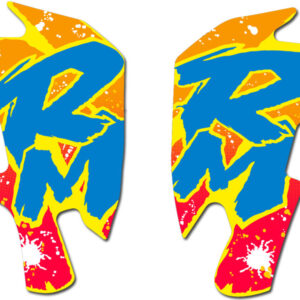 Decals Graphics FOR Suzuki RM125 RM250 1991-1992 Yellow Thick Laminate