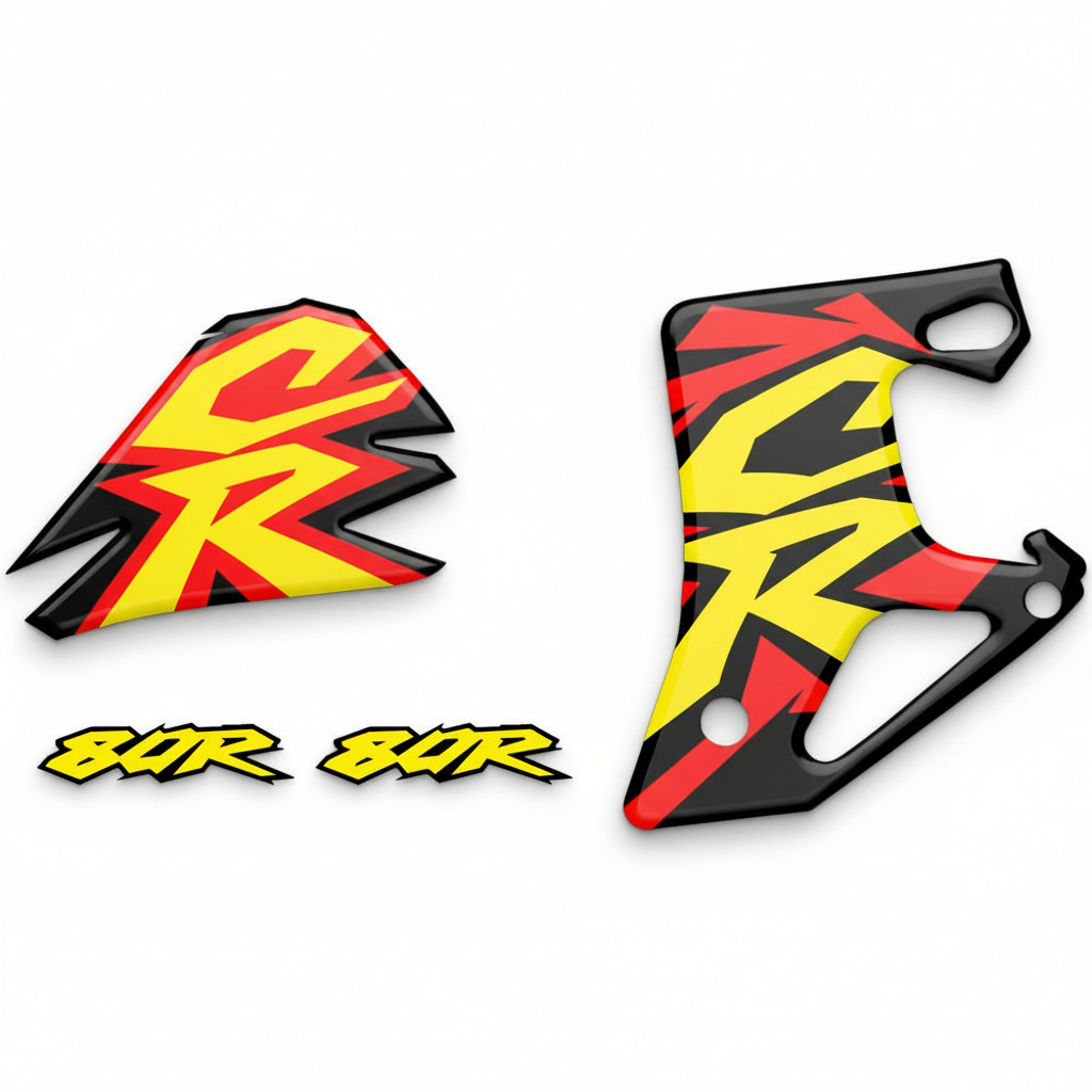 Tank Decals Graphics for honda CR80R Cr 80 cr80 thick 1996 glossy , fast ship