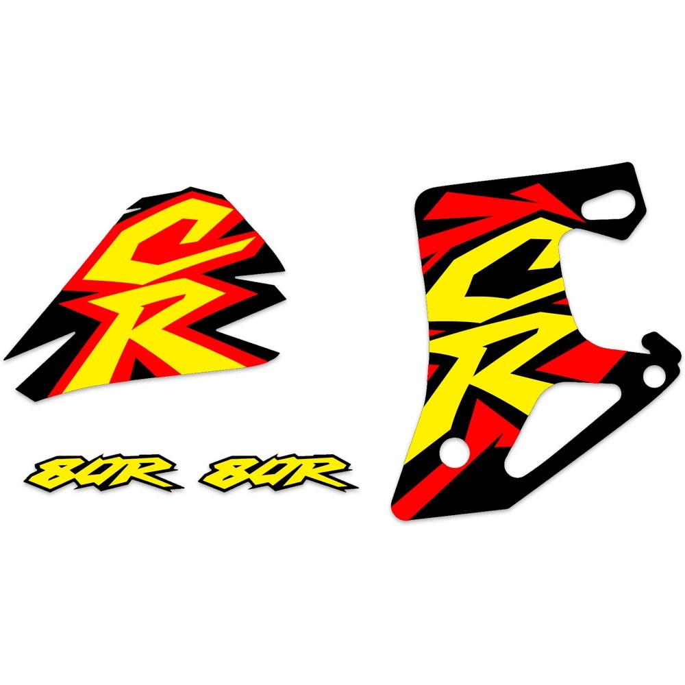 Tank Decals Graphics for honda CR80R Cr 80 cr80 thick 1996 glossy , fast ship - Image 3
