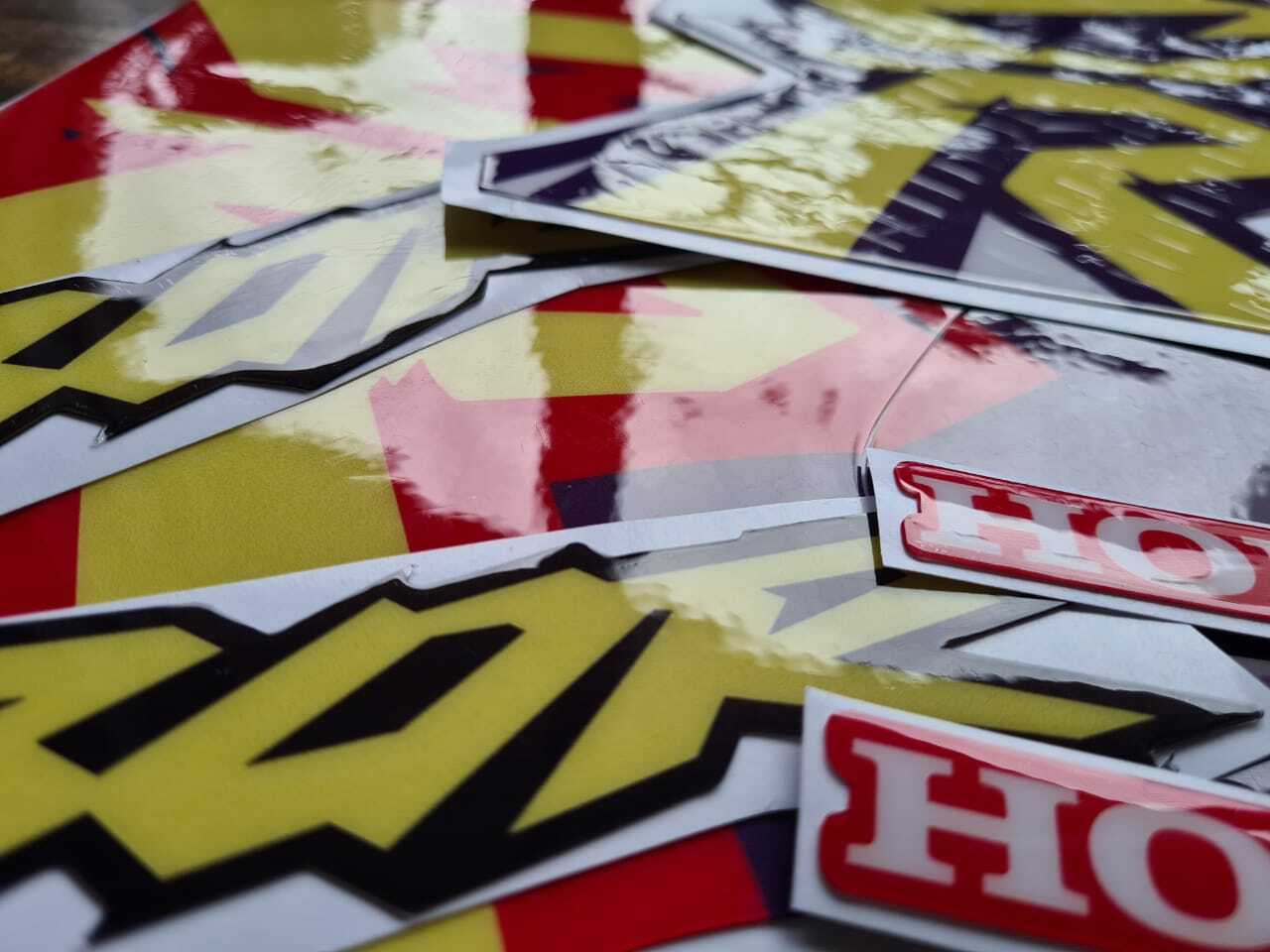 Tank Decals Graphics for honda CR80R Cr 80 cr80 thick 1996 glossy , fast ship - Image 4