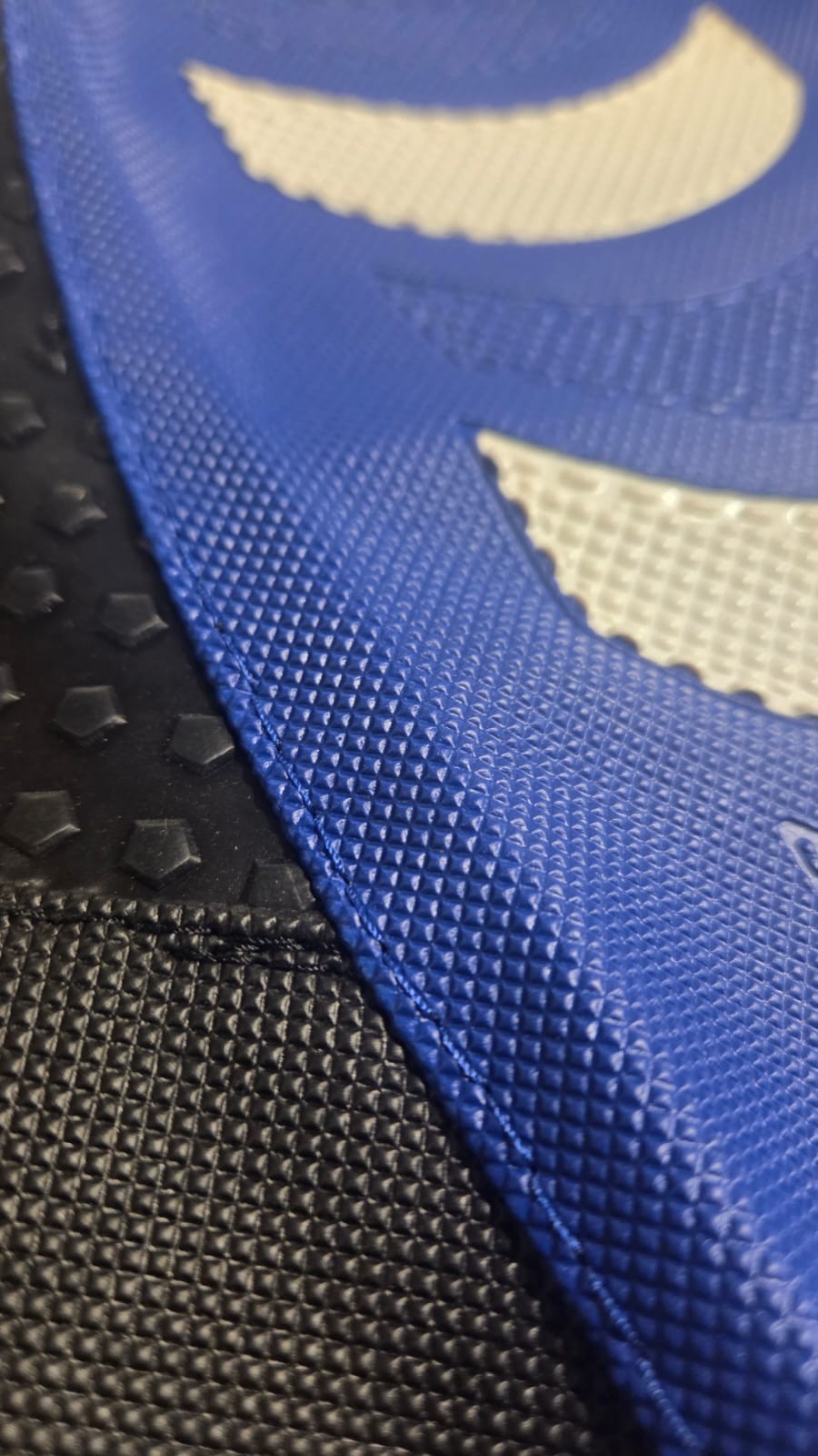 Seat cover for Suzuki DR250 DR 250 Blue White, all years, ultragrip Fast Ship - Image 9
