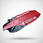 Red White Synthetic Leather Seat Cover for Honda XR250R '97 Design â Fast Ship