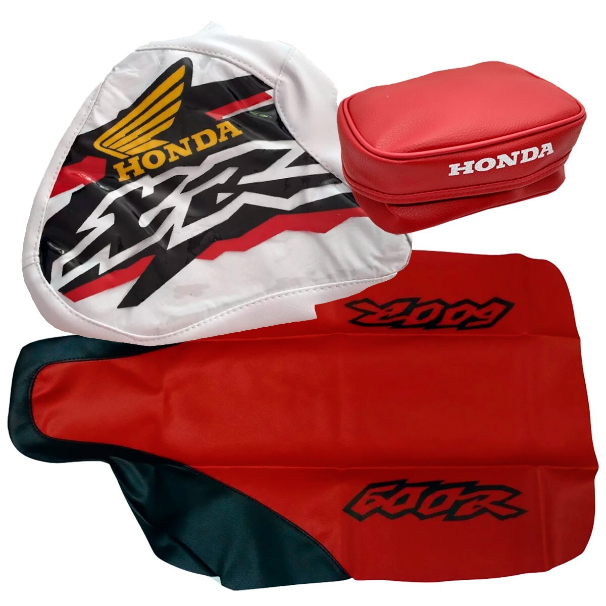 Seat cover Tank cover Tool fender bag for Honda XR600R xr 600 XR600 98 1998 red