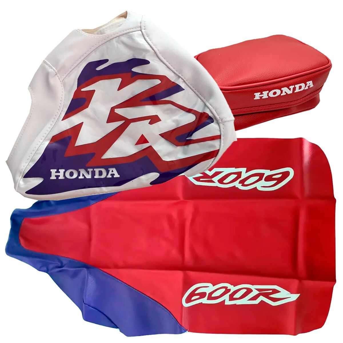 Seat cover Tank cover Tool fender bag for Honda XR 600 xr600 XR600R 96 purple