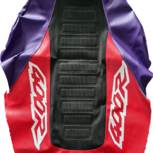 Seat cover for Honda xr400r xr 400 96-04 red black purple ultragrip anti slip