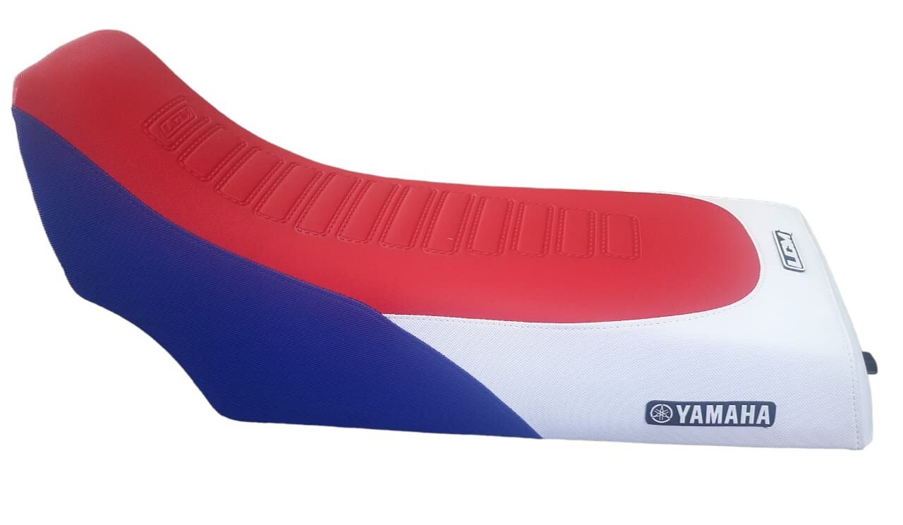 yamaha banshee 350 yfz350 seat cover ultragrip Red blue white, premium anti slip - Image 2