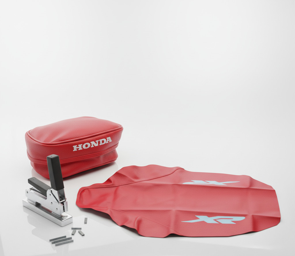 Seat Cover + Rear Fender Bag â Red | For Honda XR250R XR 250 XR250 â Year 2001