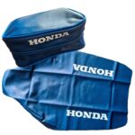 Seat Cover - Tool Bag Honda XR600R xr 600 1988 Blue Synthetic Leather Fast Ship
