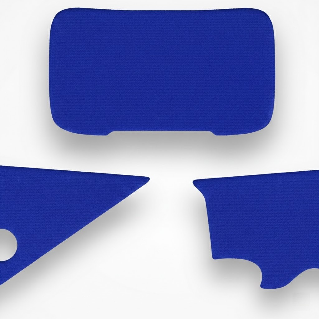 Graphics Decals for Honda XR600R XR600 95-96 XR 600 Side Panel Front Mask Blue - Image 2