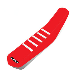 Seat Cover for Honda XR600 XR 600 Red Ultragrip with White Stripes Fast DHL Ship