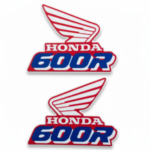 Tank Graphics for XR600R 1990 â Blue/Red â Thick Glossy Vinyl â DHL Ship