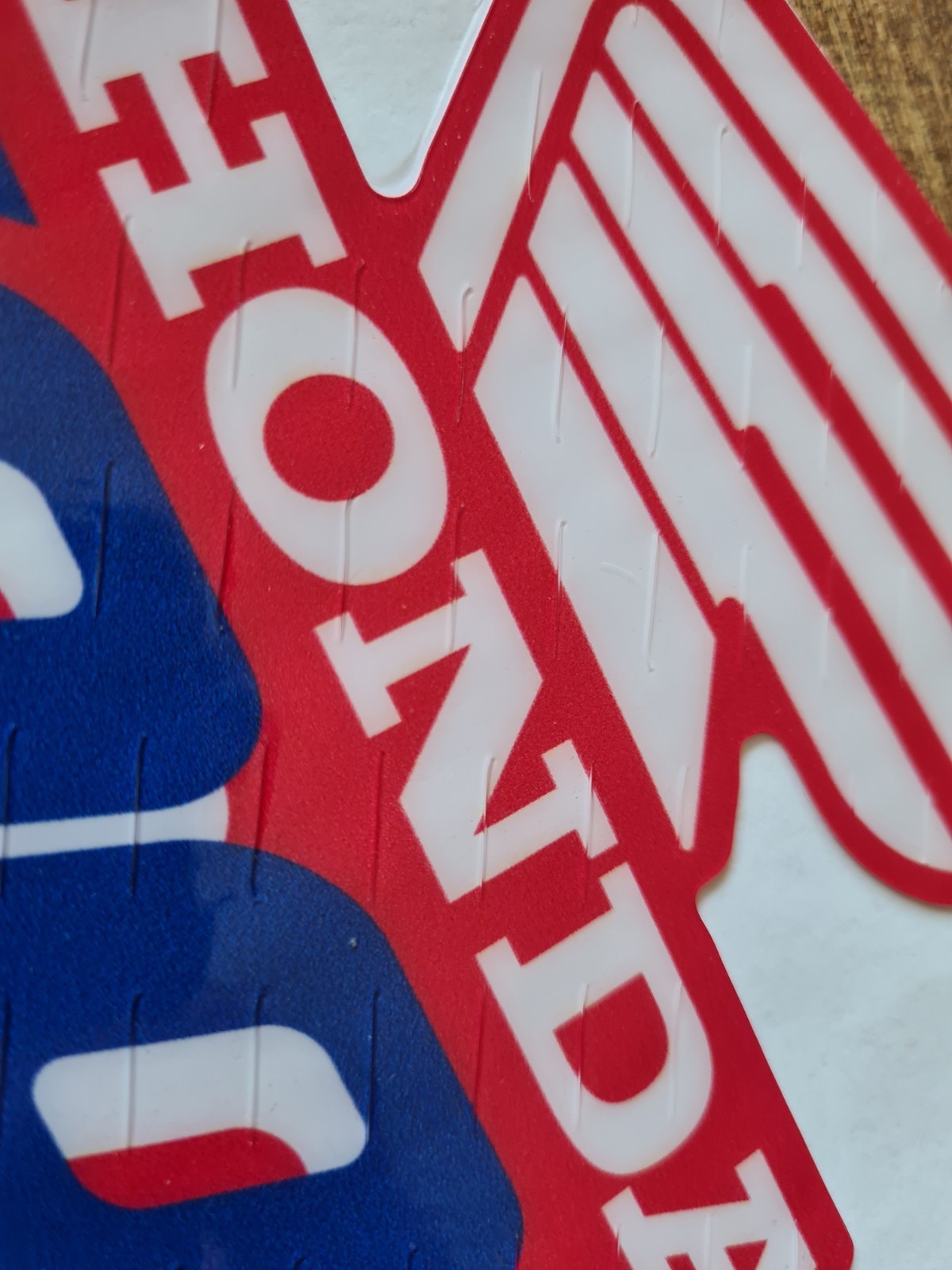 Tank Graphics for XR600R 1990 â Blue/Red â Thick Glossy Vinyl â DHL Ship - Image 6