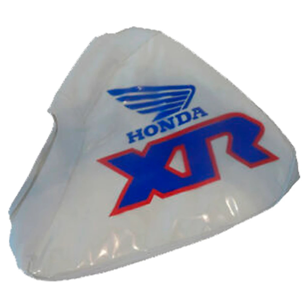 Gas Tank Cover for Honda XR600R XR 600 XR600 1991 â White Base, Blue & Red Logo - Image 2