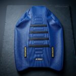Seat cover fit Honda xr 600 xr600r 1988-2000 ultragrip blue black anti slip