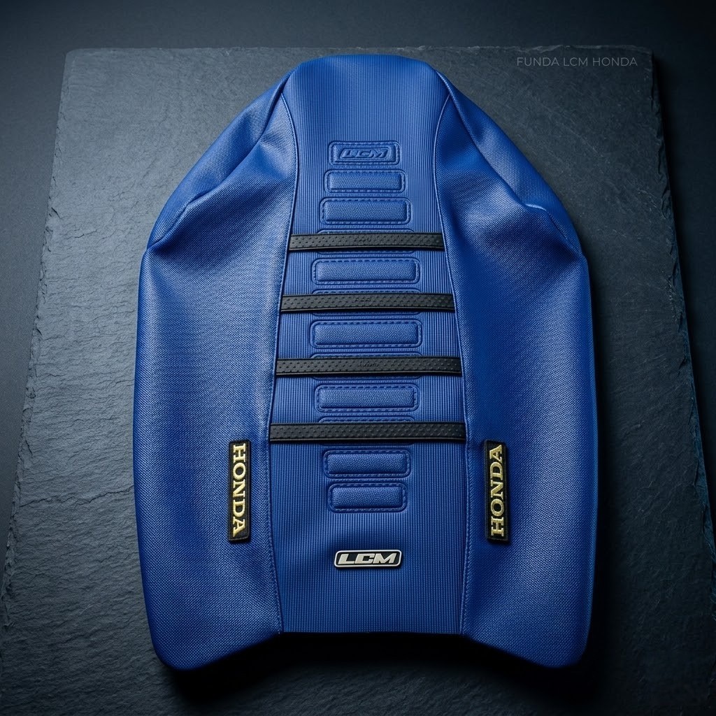 Seat cover fit Honda xr 600 xr600r 1988-2000 ultragrip blue black anti slip