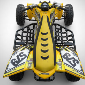 UltraGrip Yellow Black Seat Cover Fits Yamaha YFZ450 All Years â Fast Ship