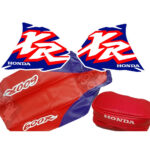 Seat cover Tank Decals Rear Fender Bag for Honda XR600R xr 600 XR600 96 purple