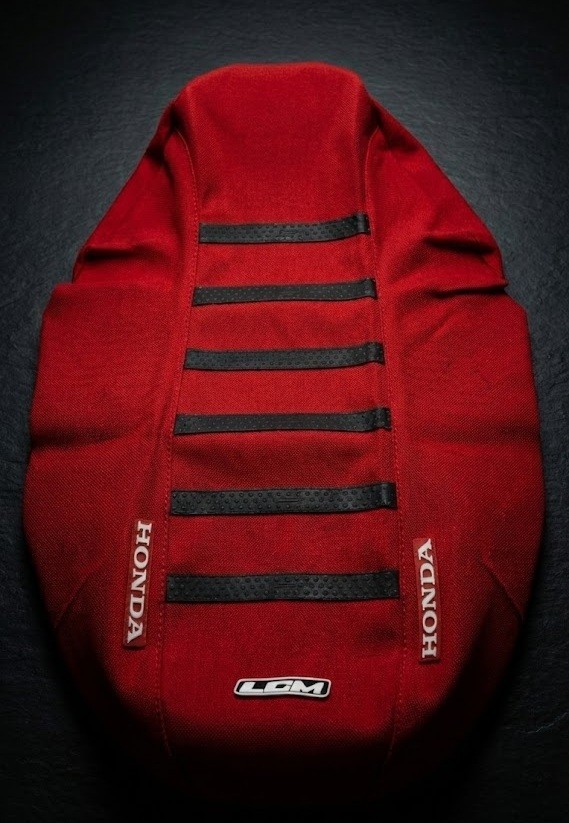 Seat Cover for Honda XR400 XR 400 1996-2002 Red Black Ultragrip Anti Slip Racing - Image 7