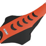 Seat Cover For Yamaha YFZ450R 2009â25 Black Orange Anti-Slip | Fast ship by DHL