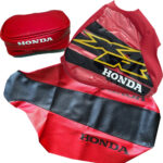 Seat Cover Tank Cover Fender Bag FOR Honda XR250R 2000-2003 Red