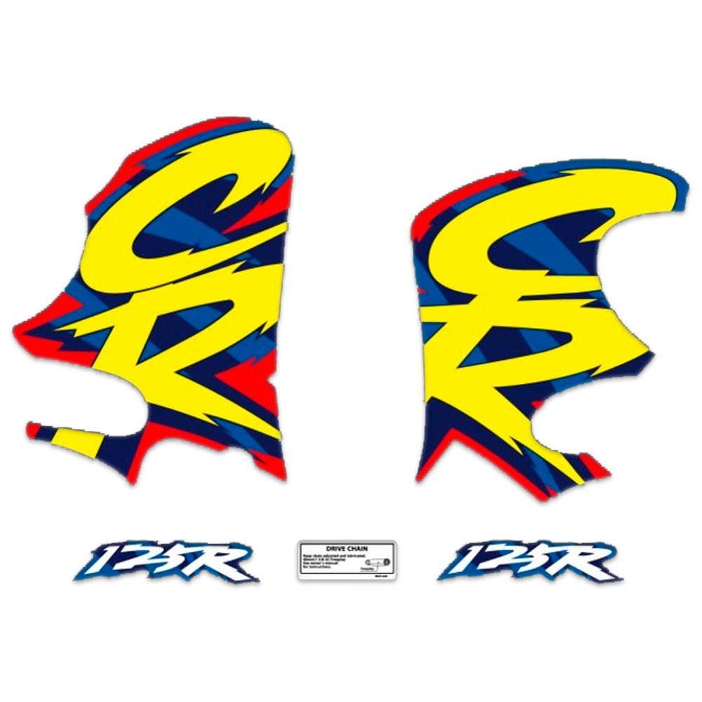 Graphics decals for Honda CR125R Cr 125 cr125 thick 1994 glossy laminate