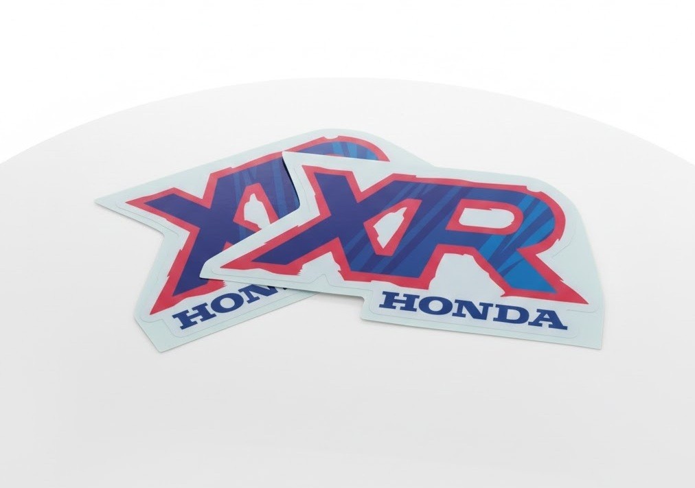 Tank Decals Graphics for Honda XR80R XR 80 1992 Blue Red Thick Gloss Laminate